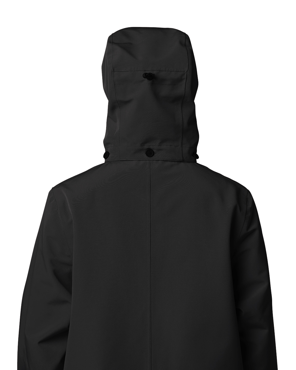 Maium raincoat / poncho 'Mac' - black