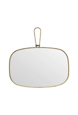 Meraki spiegel met frame - brass