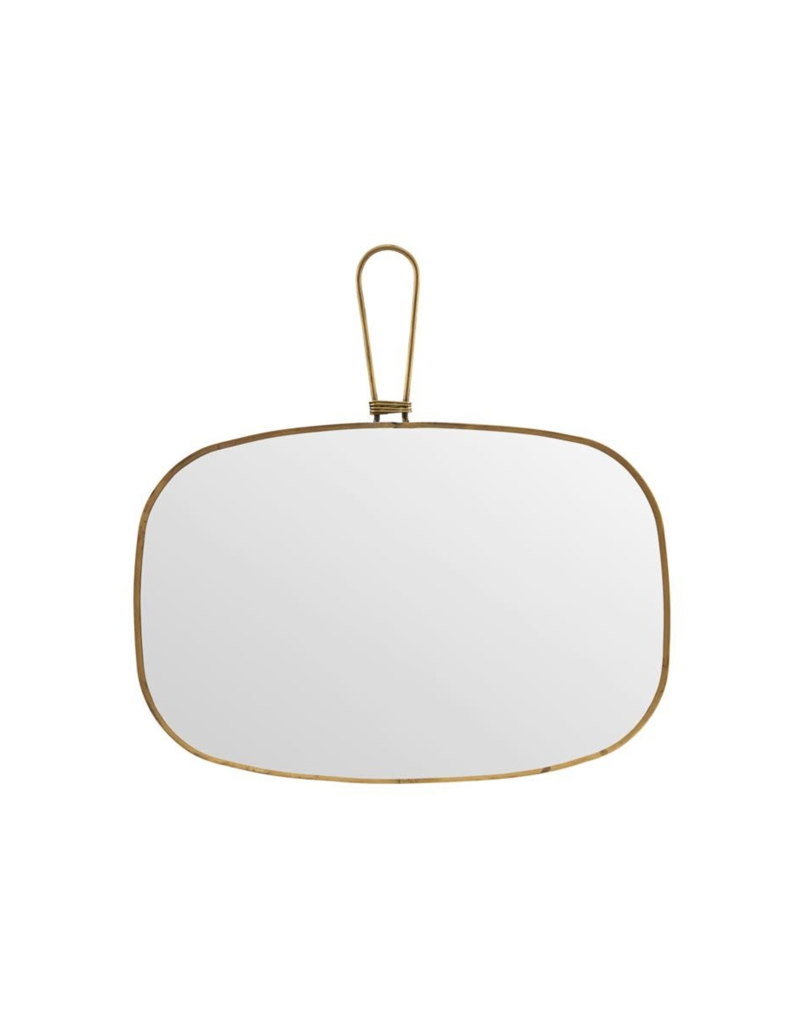 Meraki spiegel met frame - brass