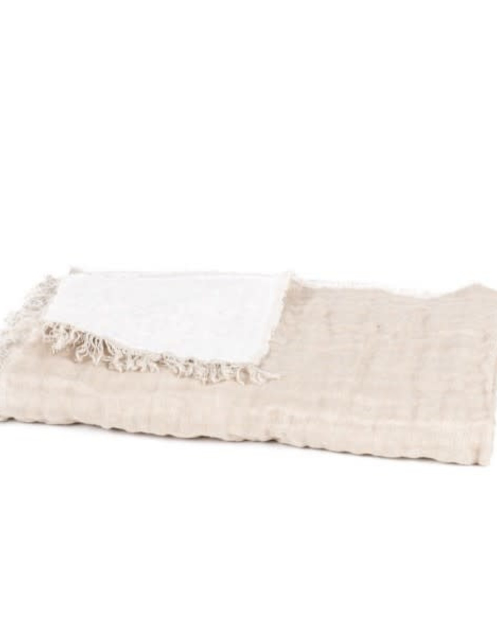 Haomy Haomy linen bedspread 'Baya' two-sided