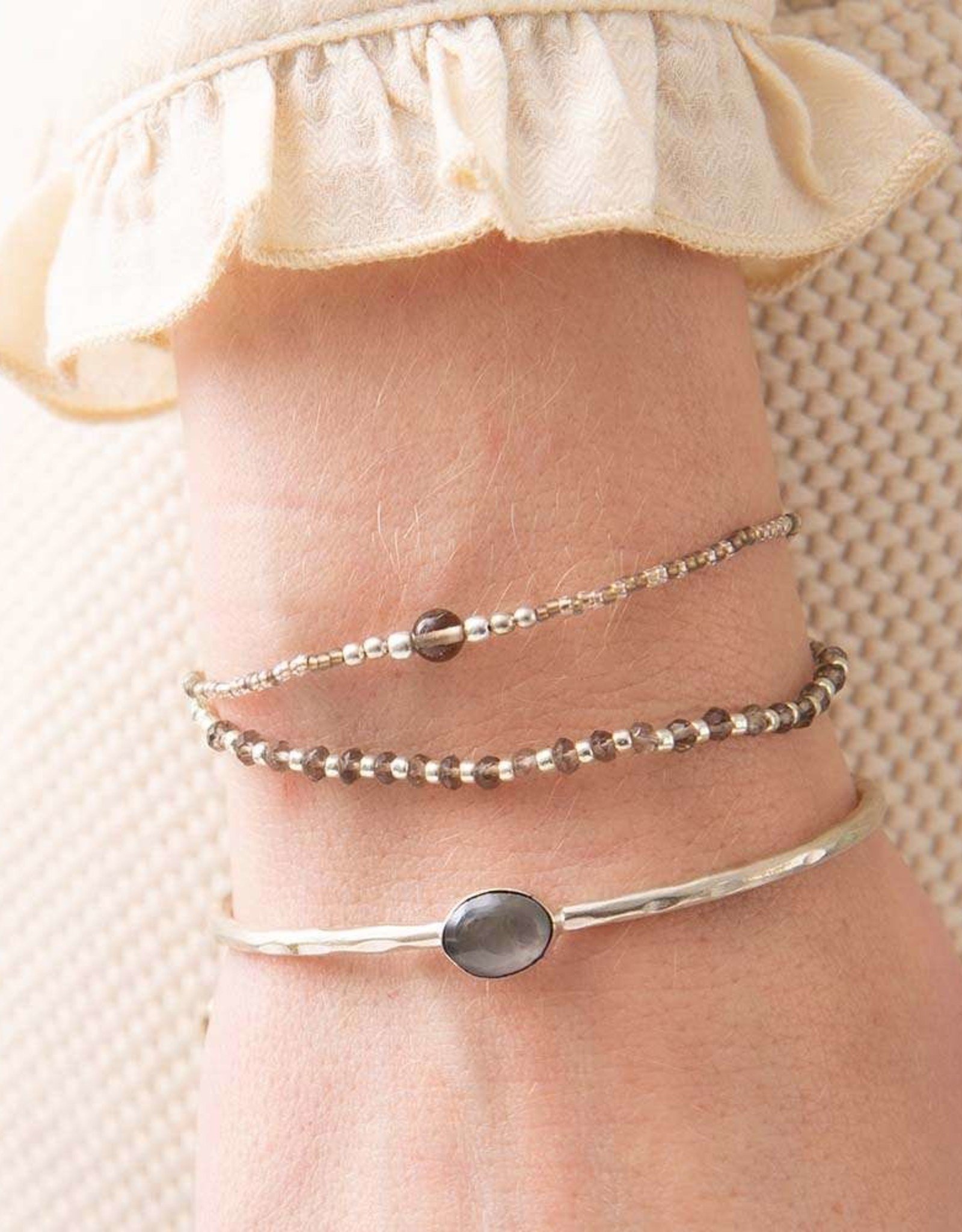 A Beautiful Story bracelet  'Moonlight' - silver