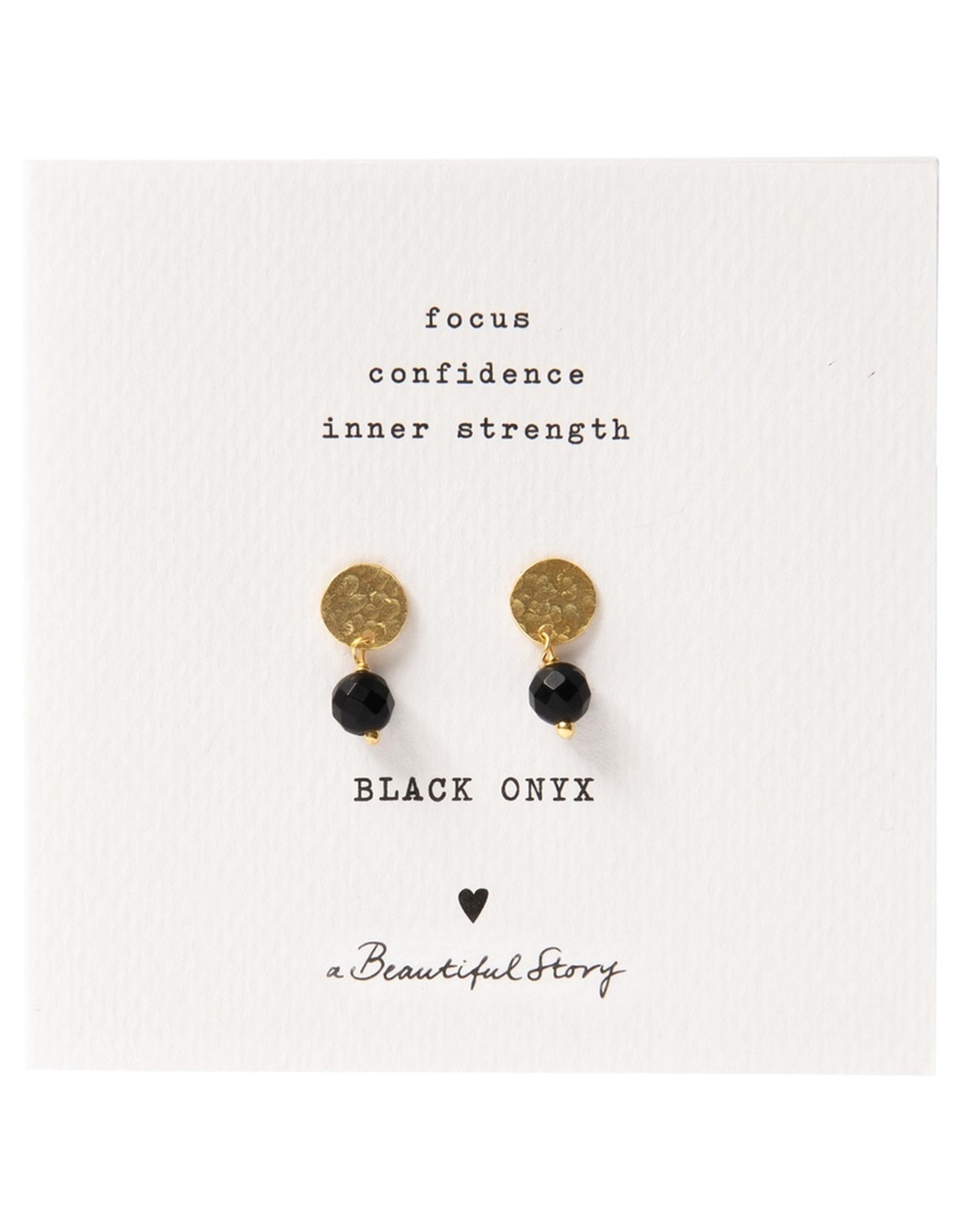 A Beautiful Story Set earrings  'Coin' - gold
