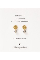 A Beautiful Story Set earrings  'Coin' - gold