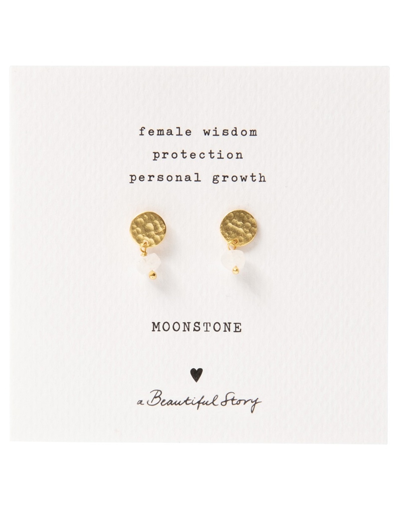 A Beautiful Story Set earrings  'Coin' - gold