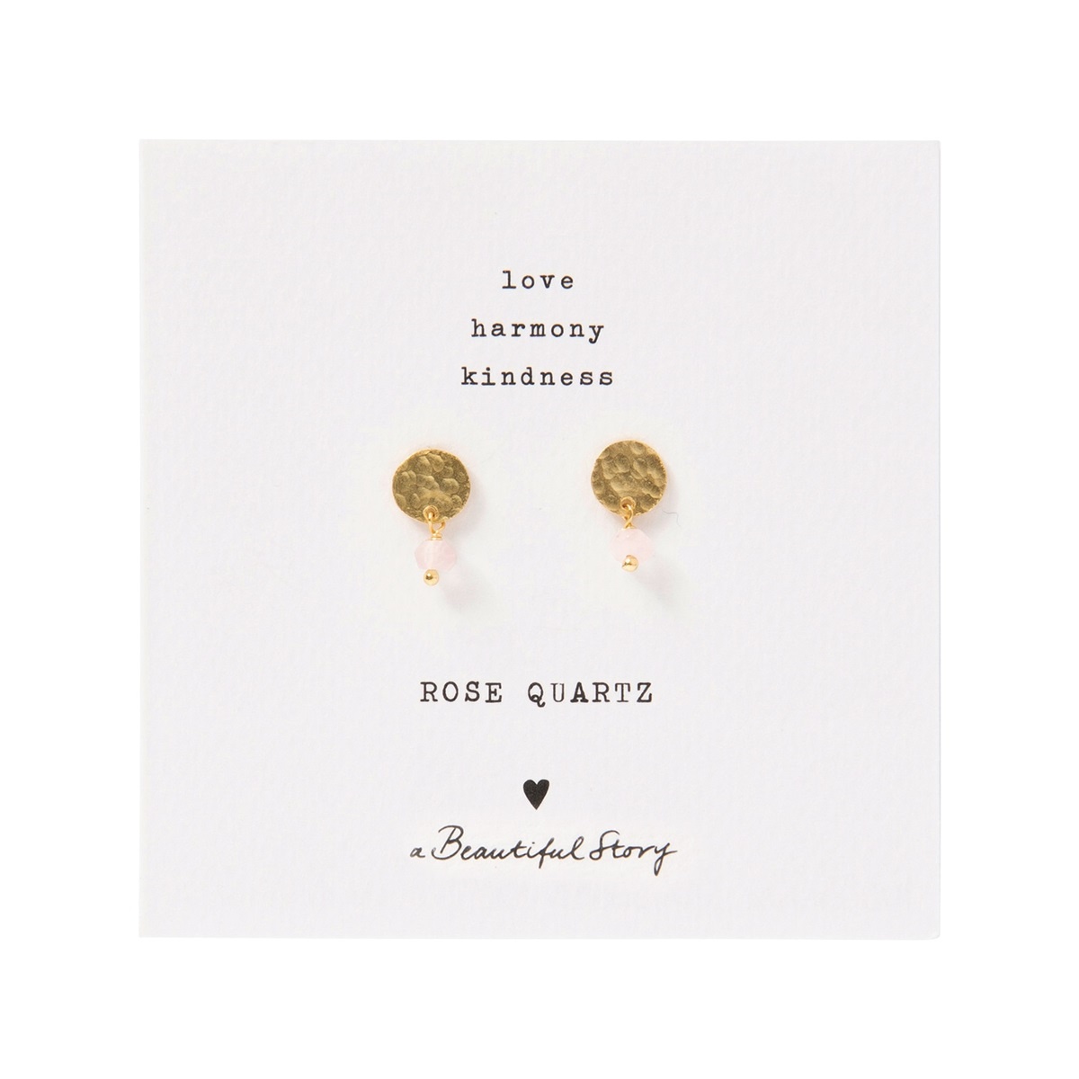 A Beautiful Story Set earrings  'Coin' - gold