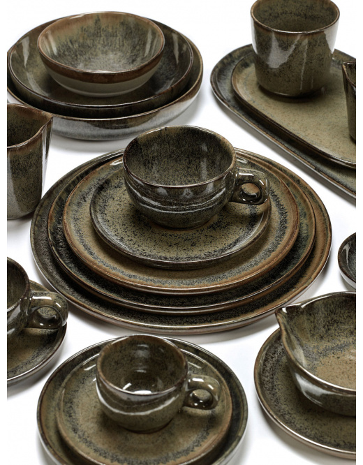 Serax plate 'Surface' 16cm - Indi Grey