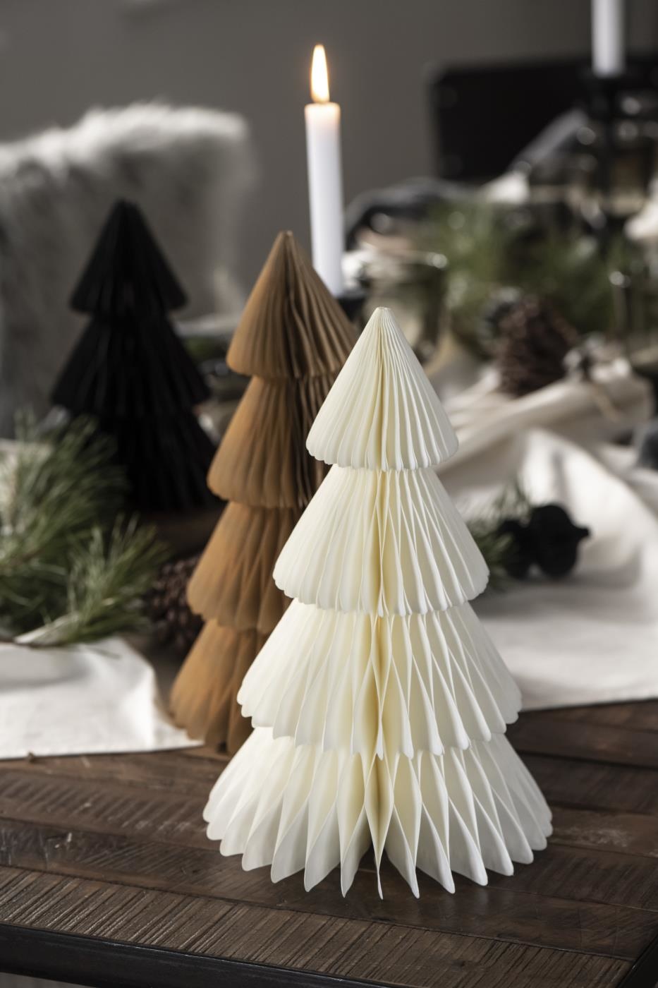 IBLaursen kerstboom honeycomb XL  - creme