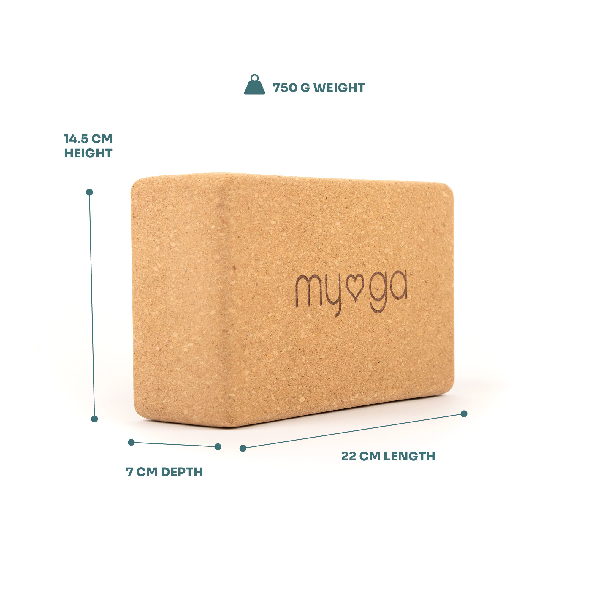 Myga kurken yoga blok