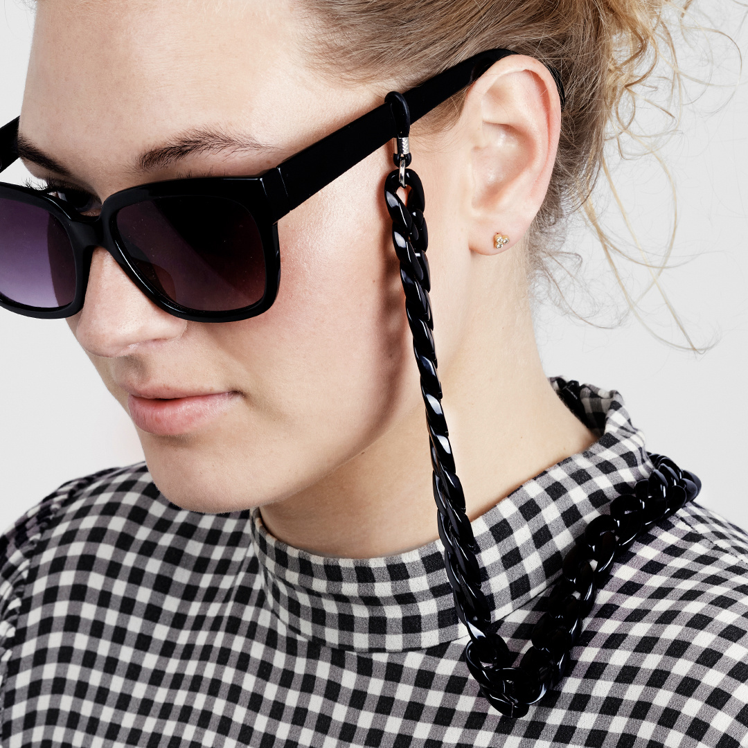 Have A Look brilketting 'Chunky' -zwart