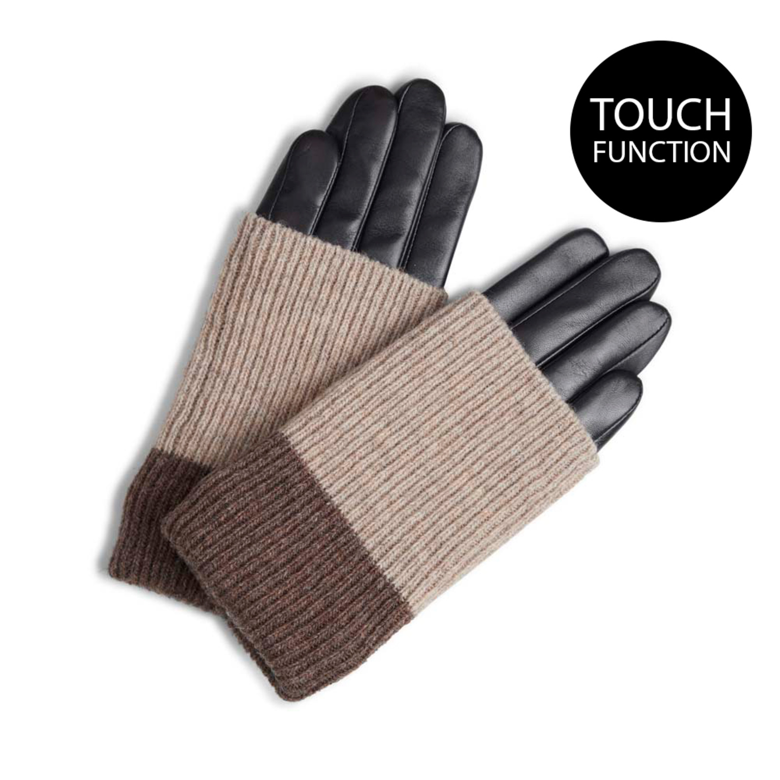 Markberg handschoen 'Helly'  leder - zwart