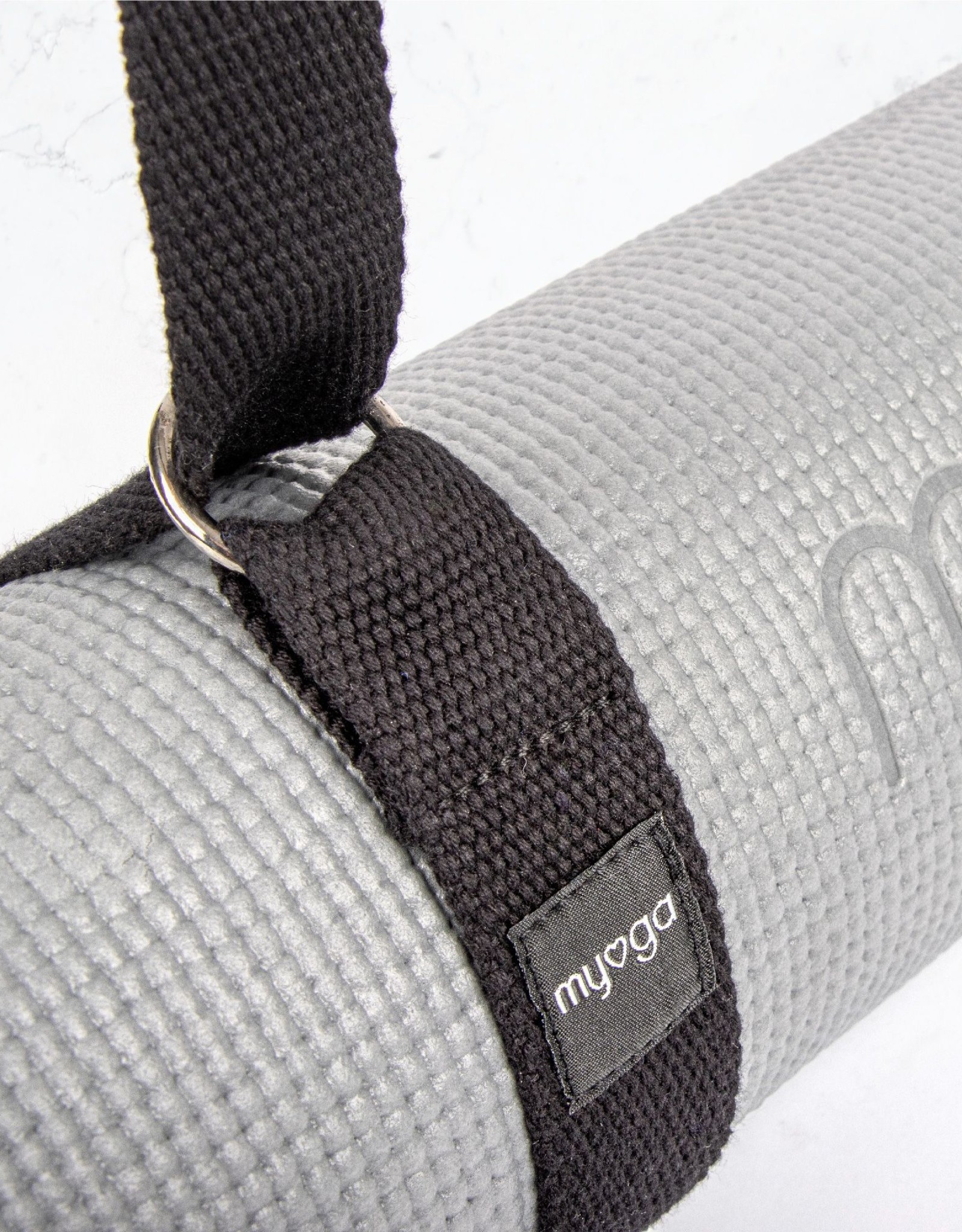 Myga yoga sling / strap - zwart