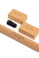 Myga yoga sling / strap - zwart