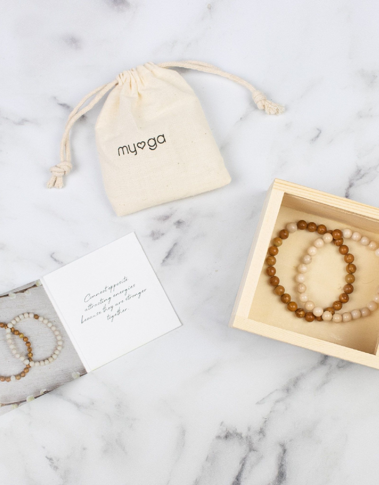 Myga set kralen armbanden 'United' in giftbox