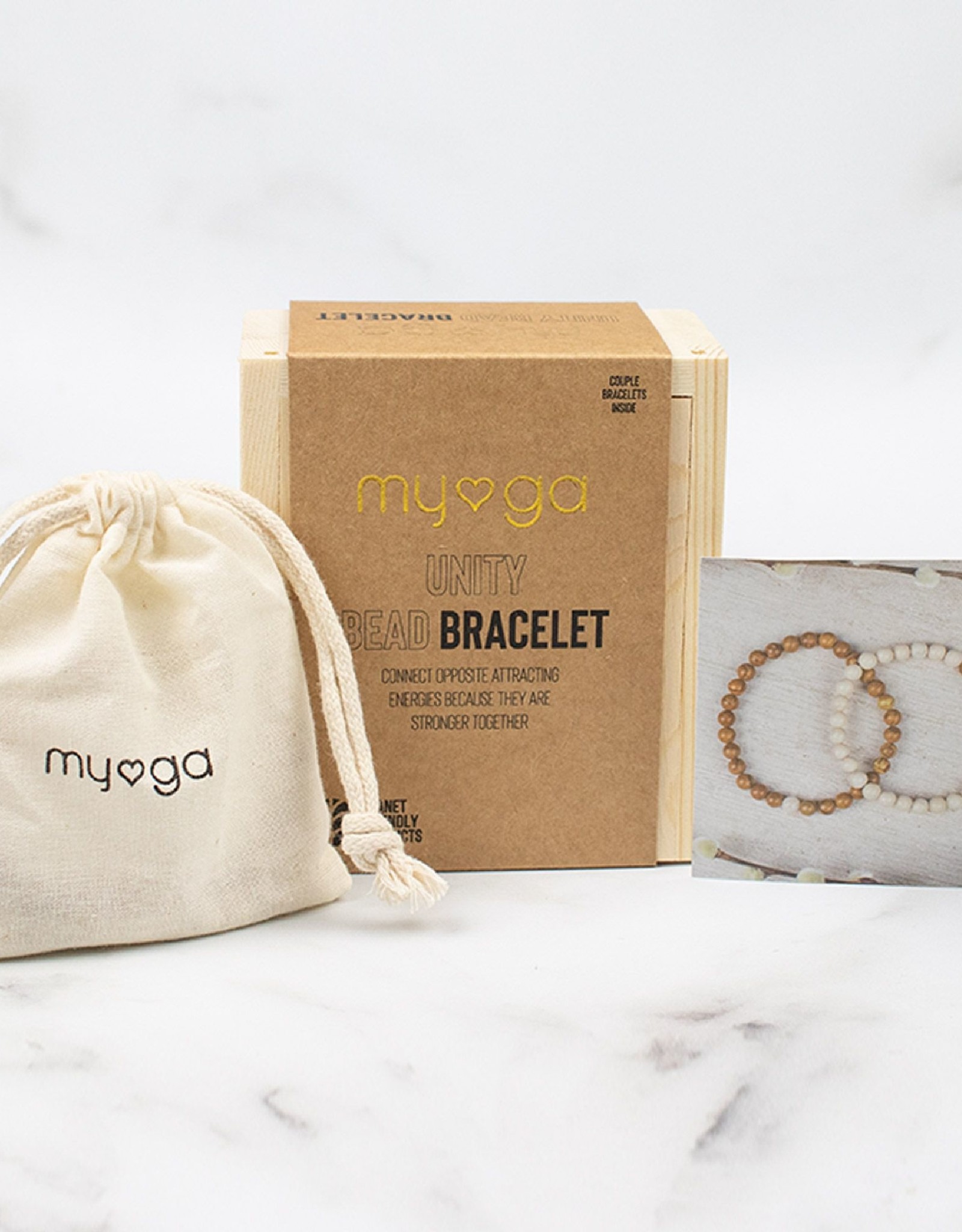 Myga set kralen armbanden 'United' in giftbox