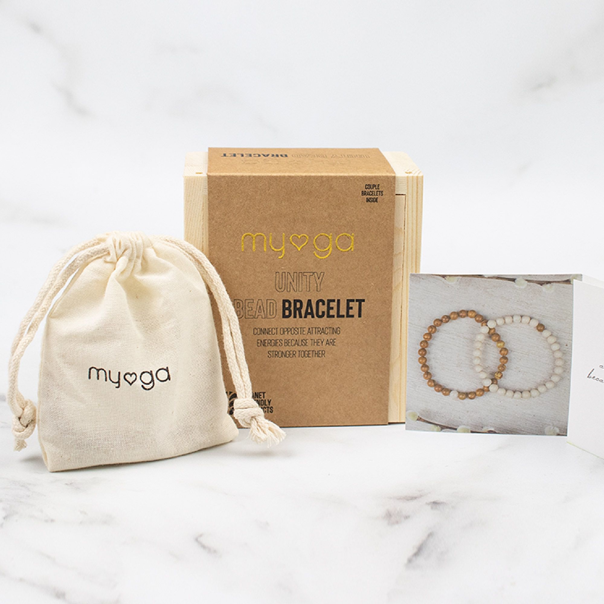 Myga set kralen armbanden 'United' in giftbox