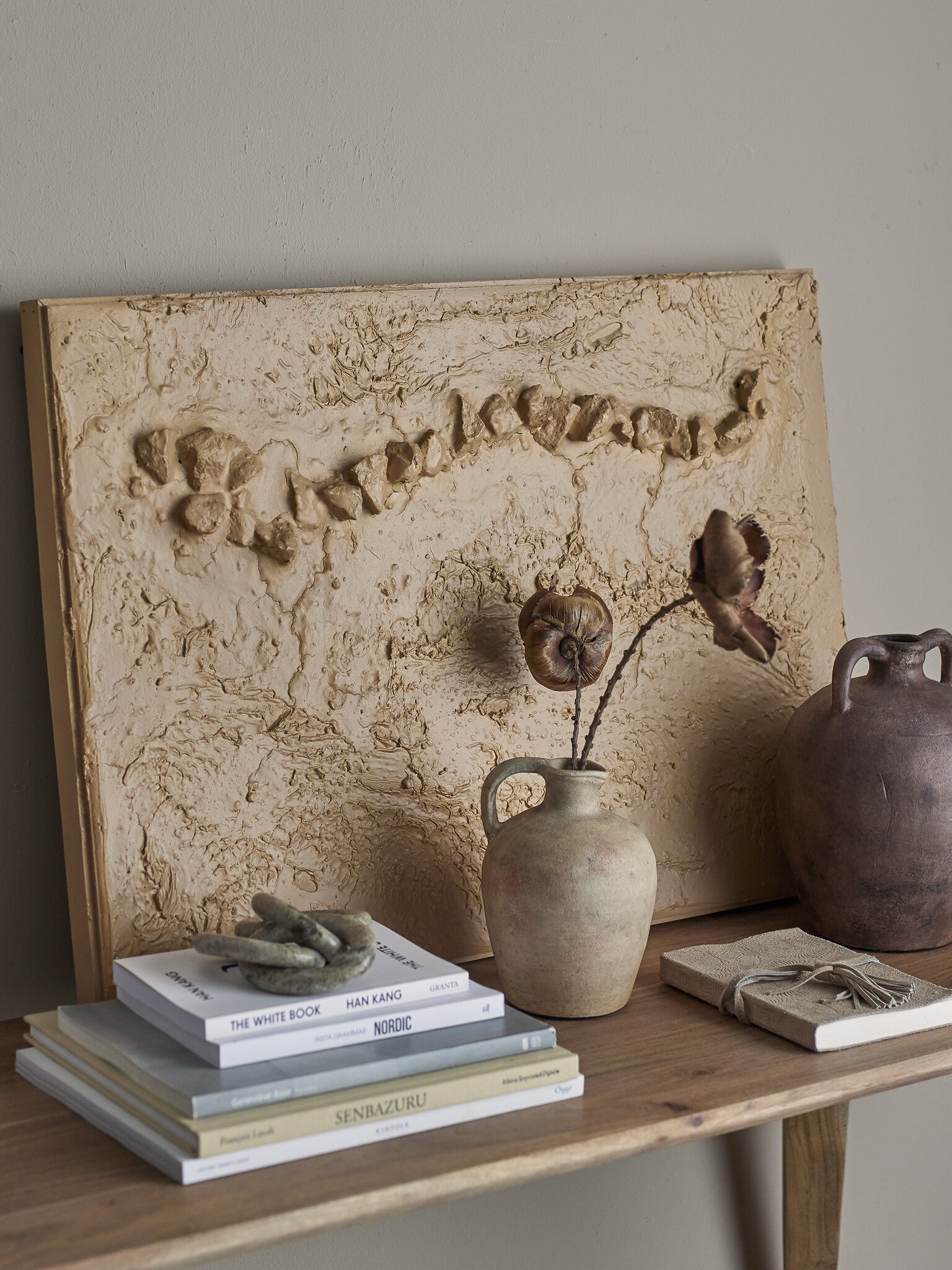 Bloomingville object 'Adee' bruin - marmer