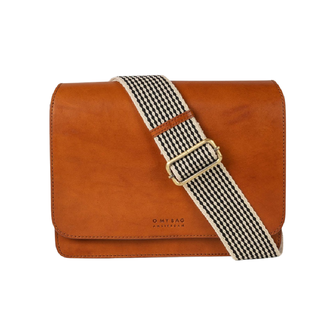 OMyBag tas 'Audrey' leer - cognac