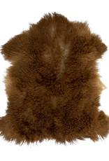 Bloomingville lambskin 'Abo' - brown - bruin