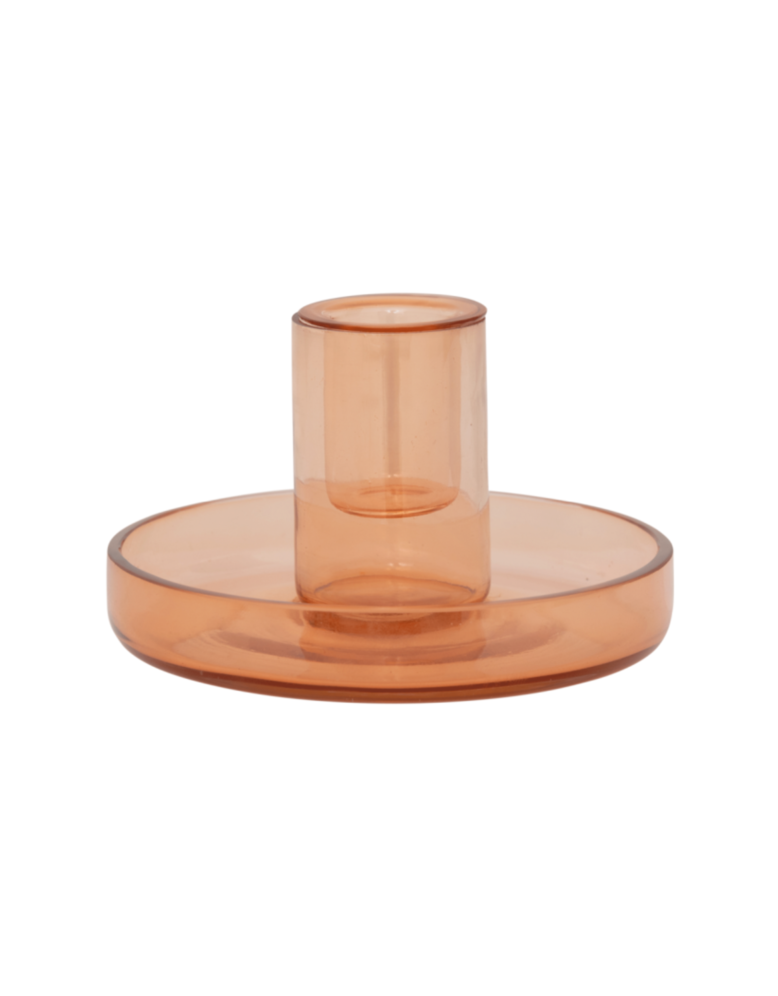 Urban Nature Culture candleholder 'Cameo' - brown glass