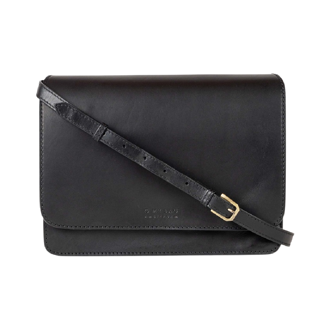 OMyBag tas 'Audrey' leer - zwart