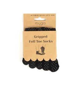 Myga Gripped Full Toe Yoga Socks