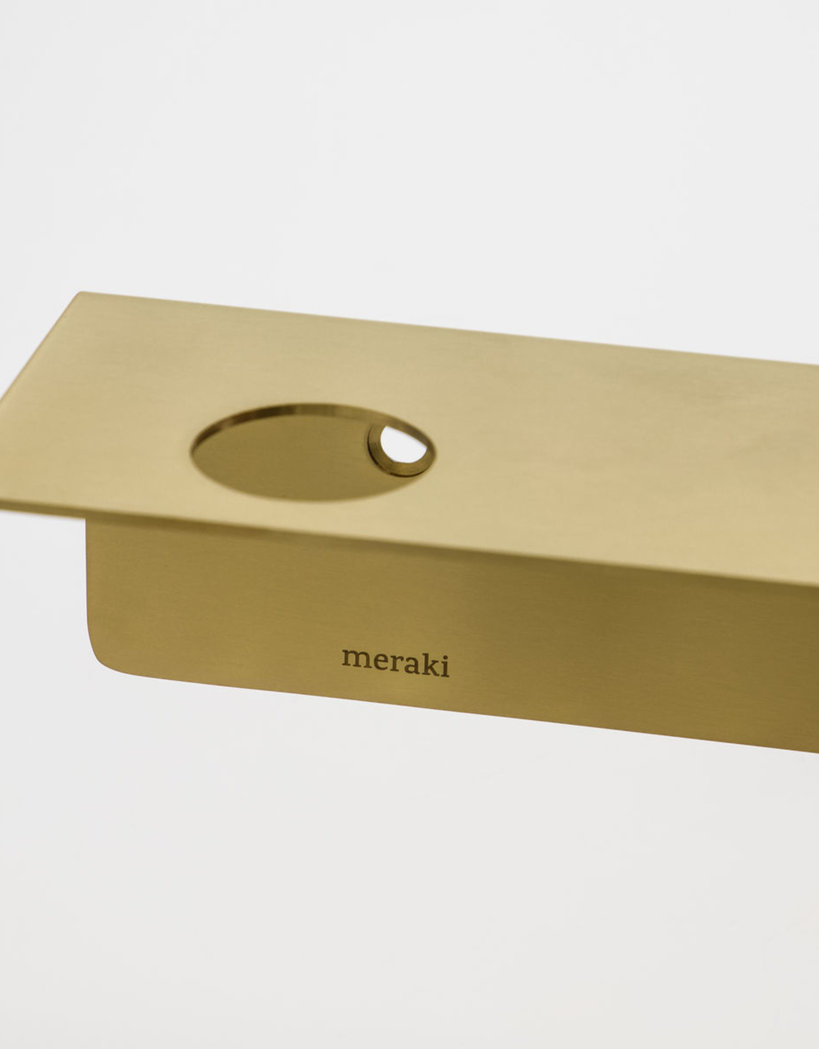 Meraki bottle hanger with hooks 'Bottle' - brass