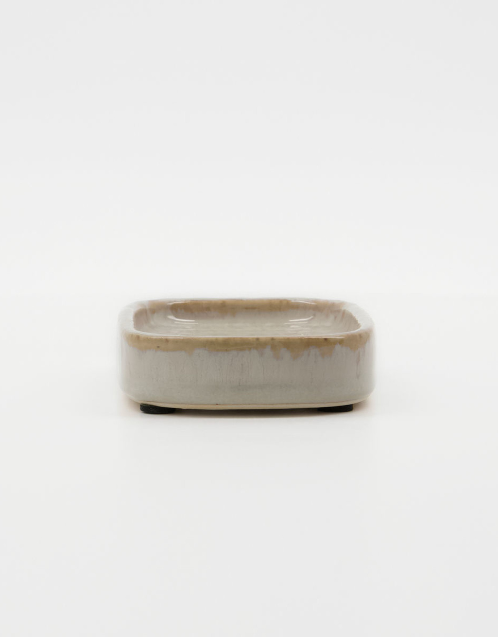 Meraki soapdish 'Datura' - glazed earthenware