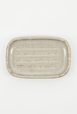 Meraki soapdish 'Datura' - glazed earthenware