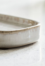 Meraki soapdish 'Datura' - glazed earthenware