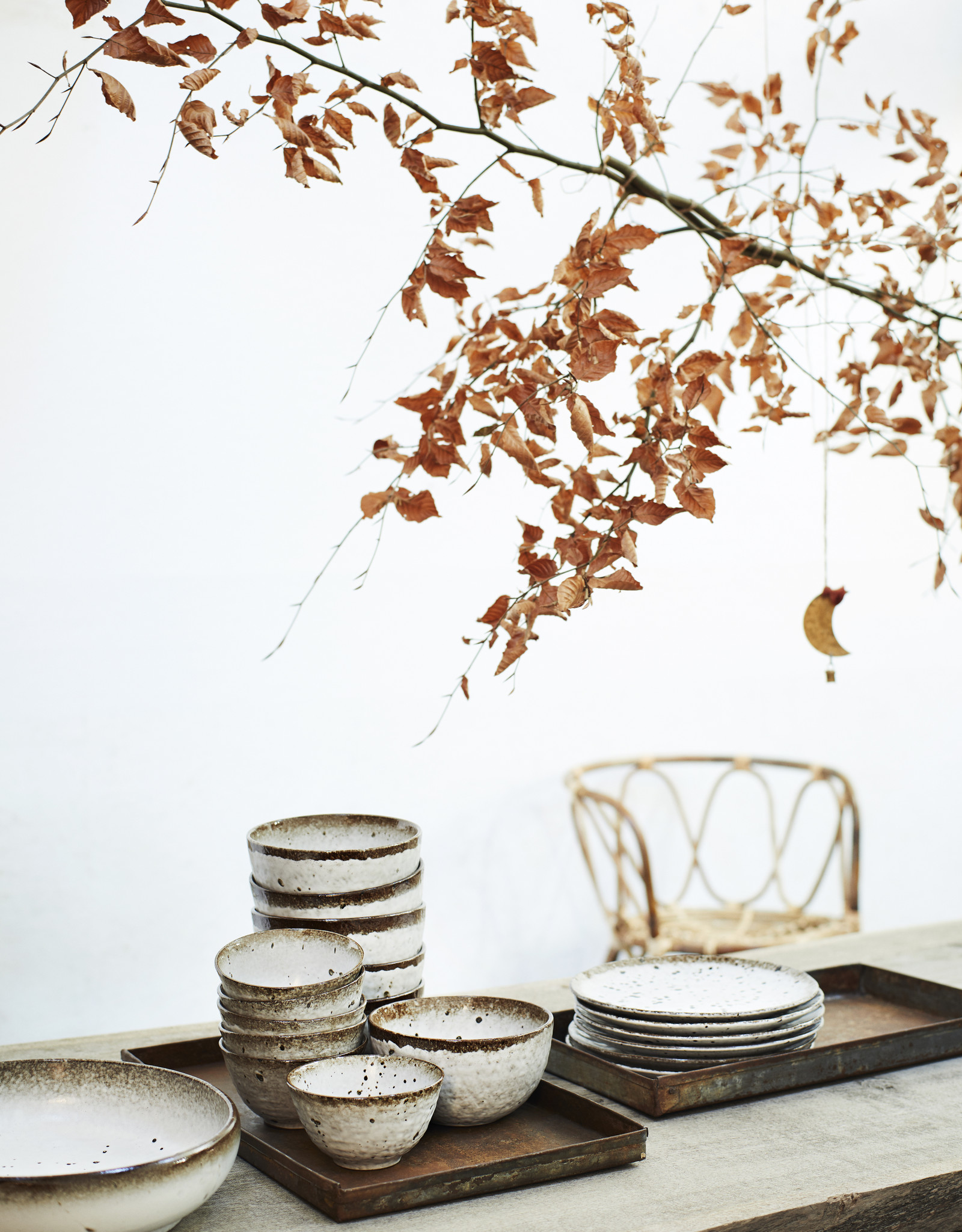 Madam Stoltz servingbowl 'Pebble' - stoneware