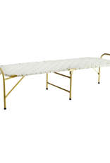 Madam Stoltz foldable daybed 'Daybed' - brass