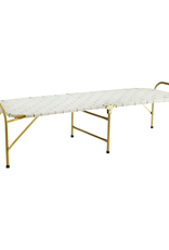 Madam Stoltz opvouwbare stretcher 'Daybed' - brass