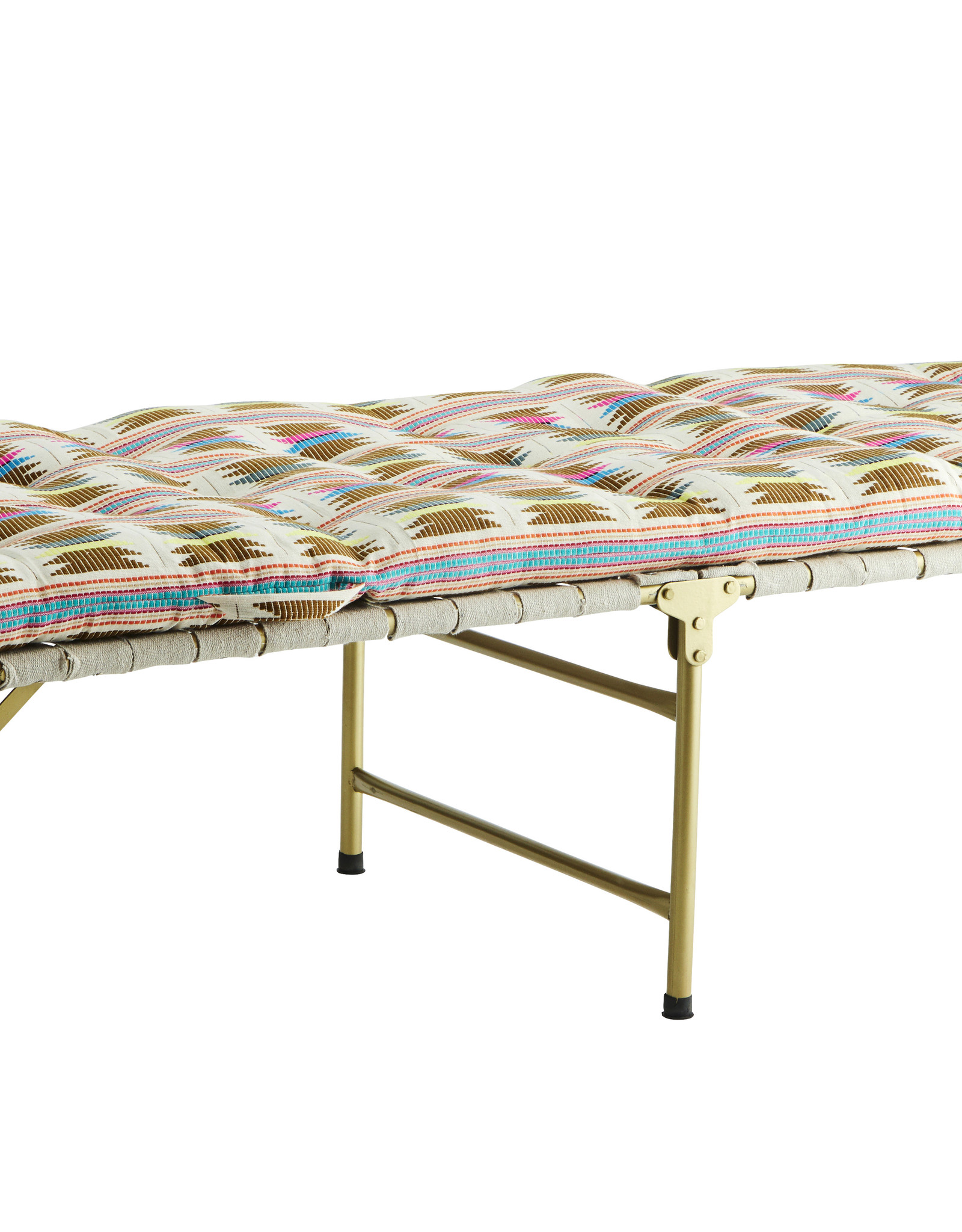 Madam Stoltz opvouwbare stretcher 'Daybed' - brass