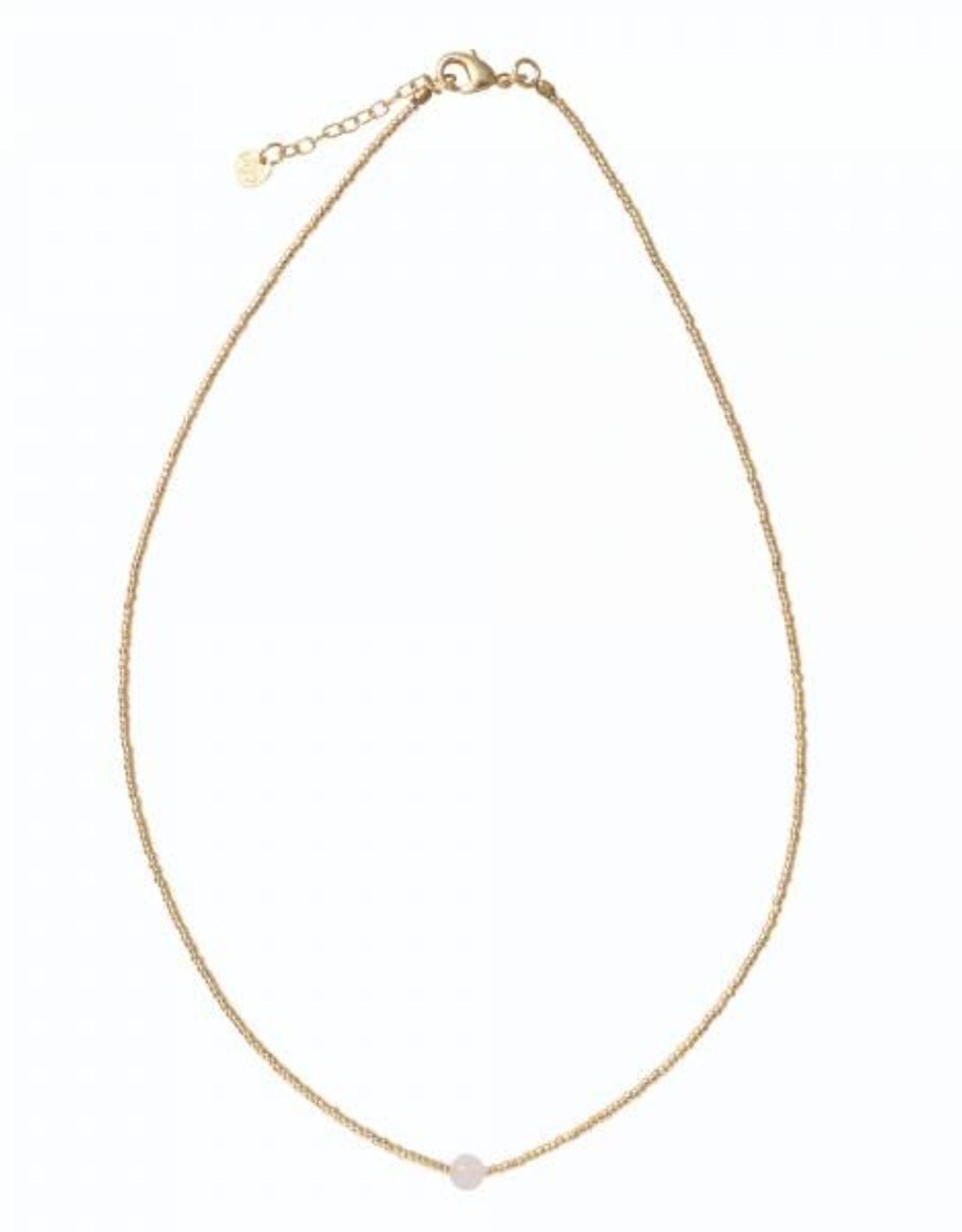 A Beautiful Story necklace 'Flora' gold