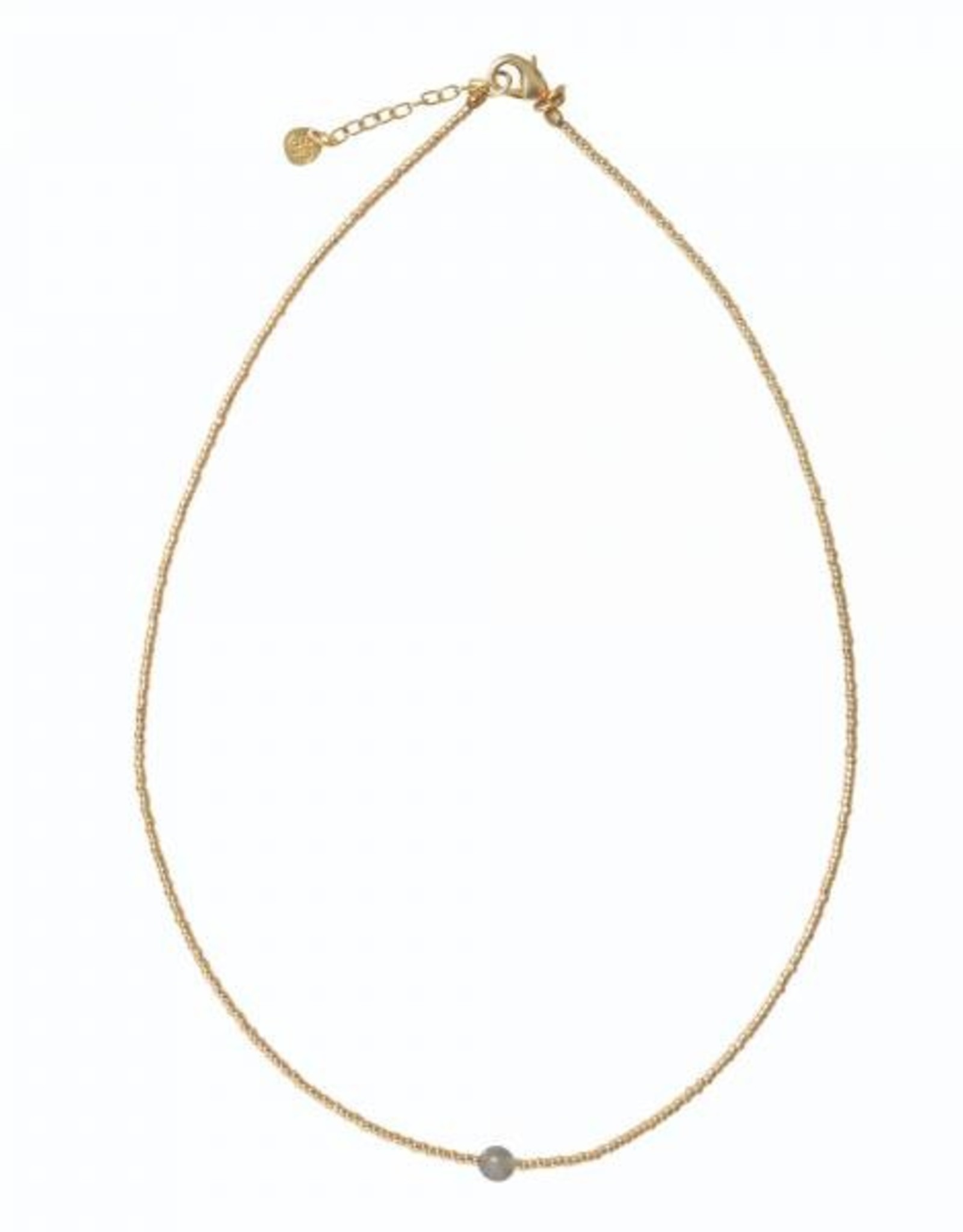 A Beautiful Story necklace 'Flora' gold