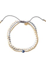 A Beautiful Story bracelet 'Loyal' gold - lapis lazuli