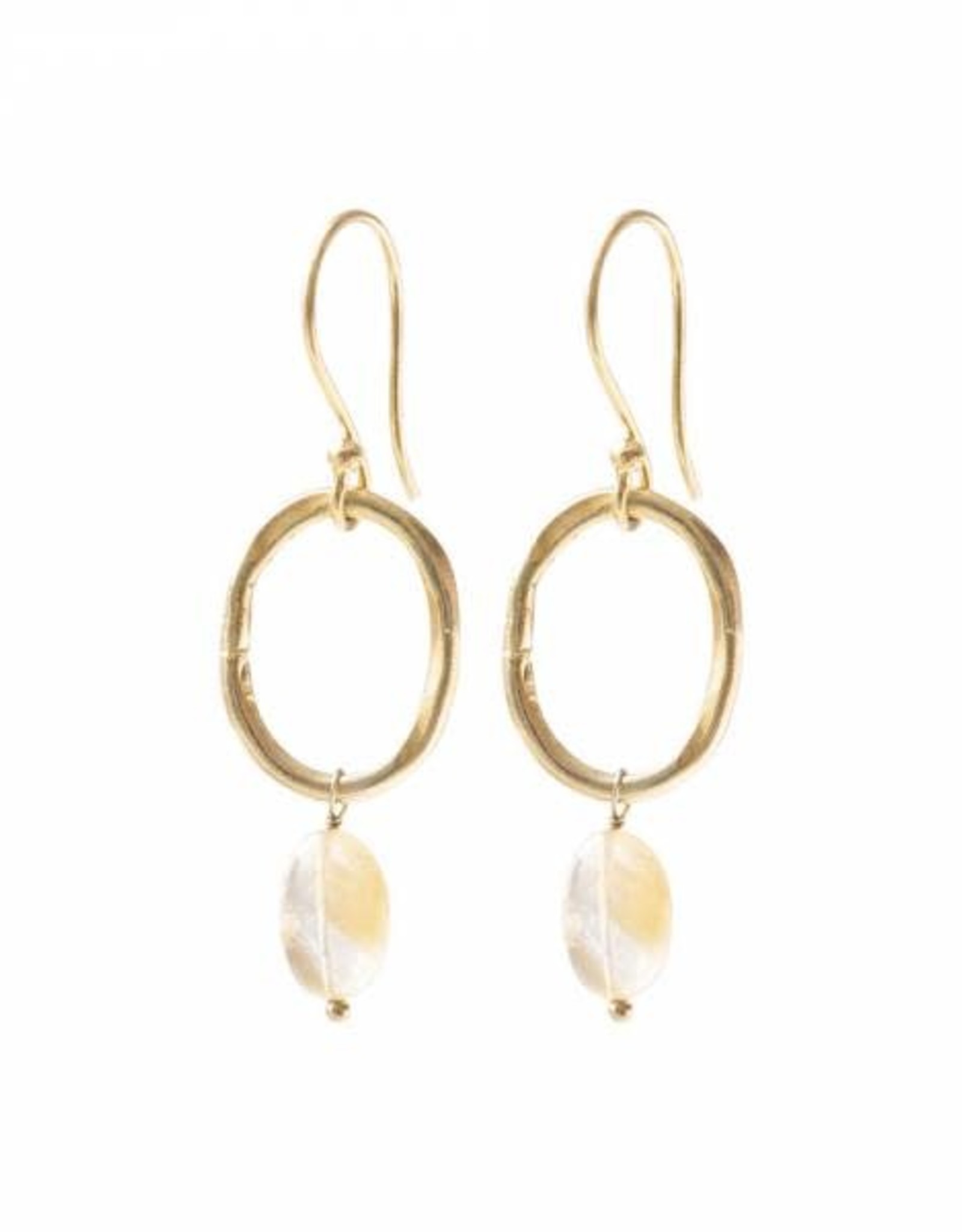 A Beautiful Story Earrings 'Graceful' gold