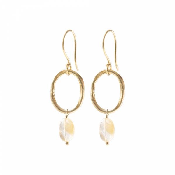 A Beautiful Story Earrings 'Graceful' gold