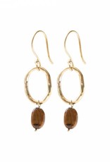 A Beautiful Story Earrings 'Graceful' gold