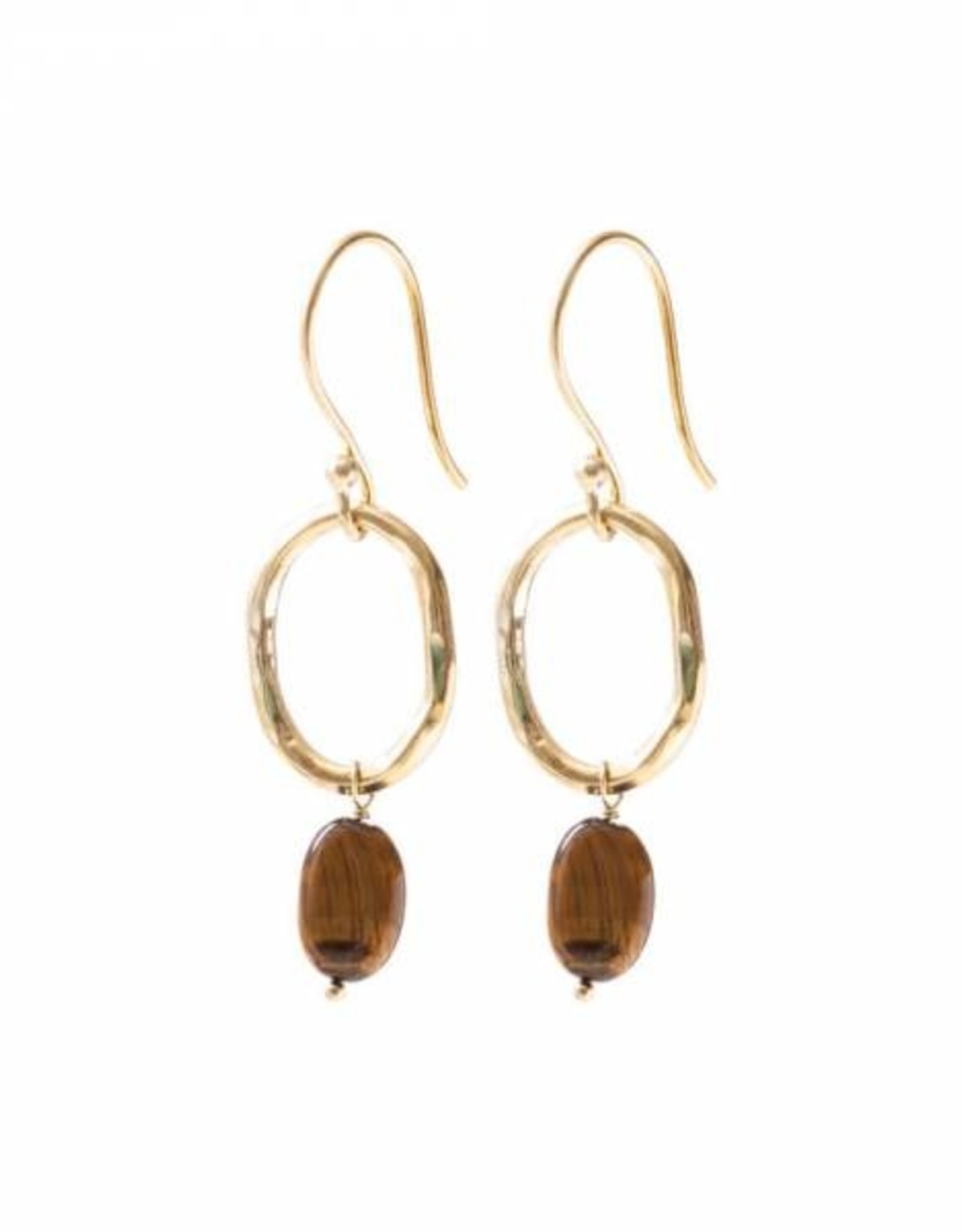 A Beautiful Story Earrings 'Graceful' gold