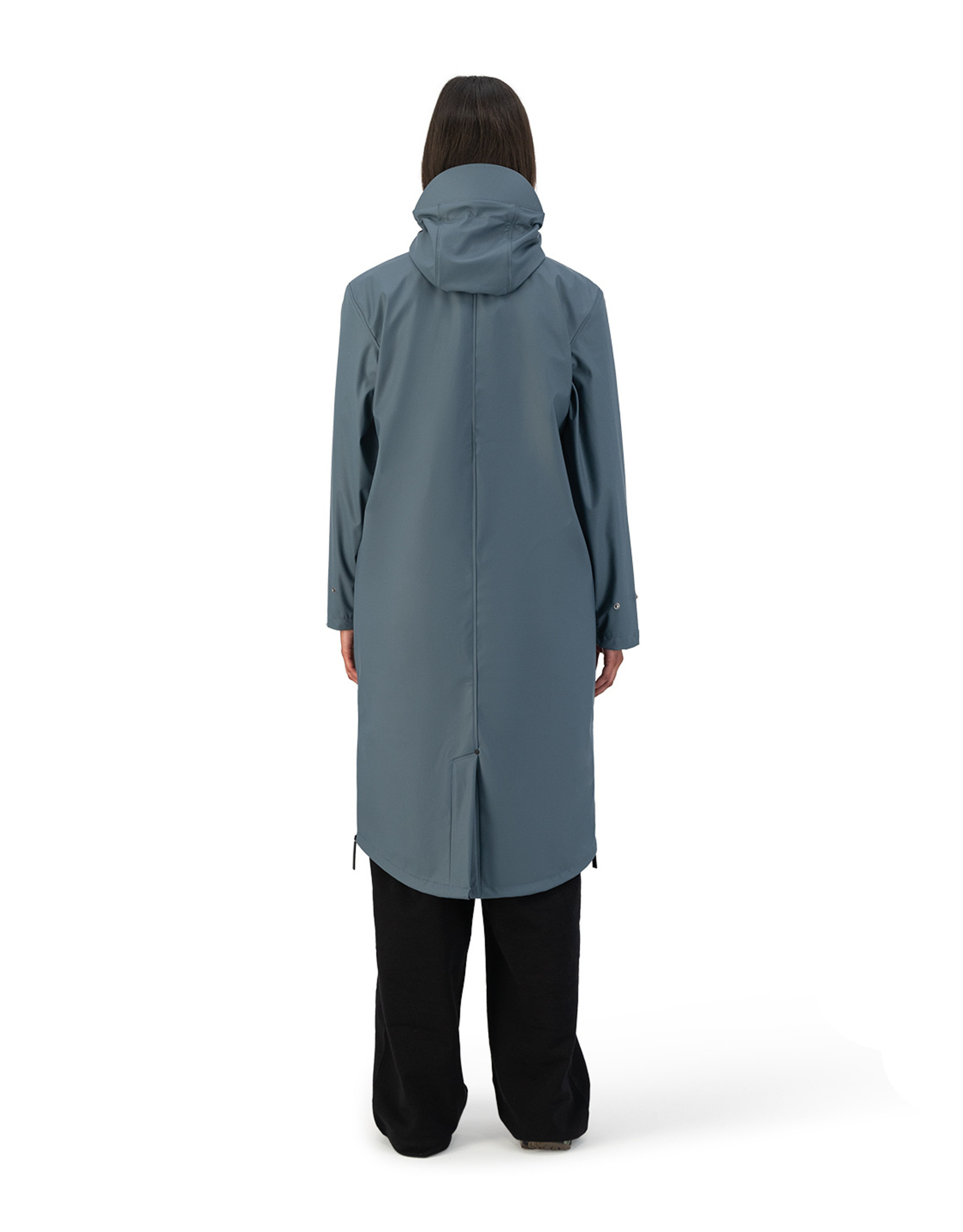 Maium regenjas / poncho 'Original'  - blauw - grijs