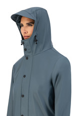 Maium regenjas / poncho 'Original'  - blauw - grijs