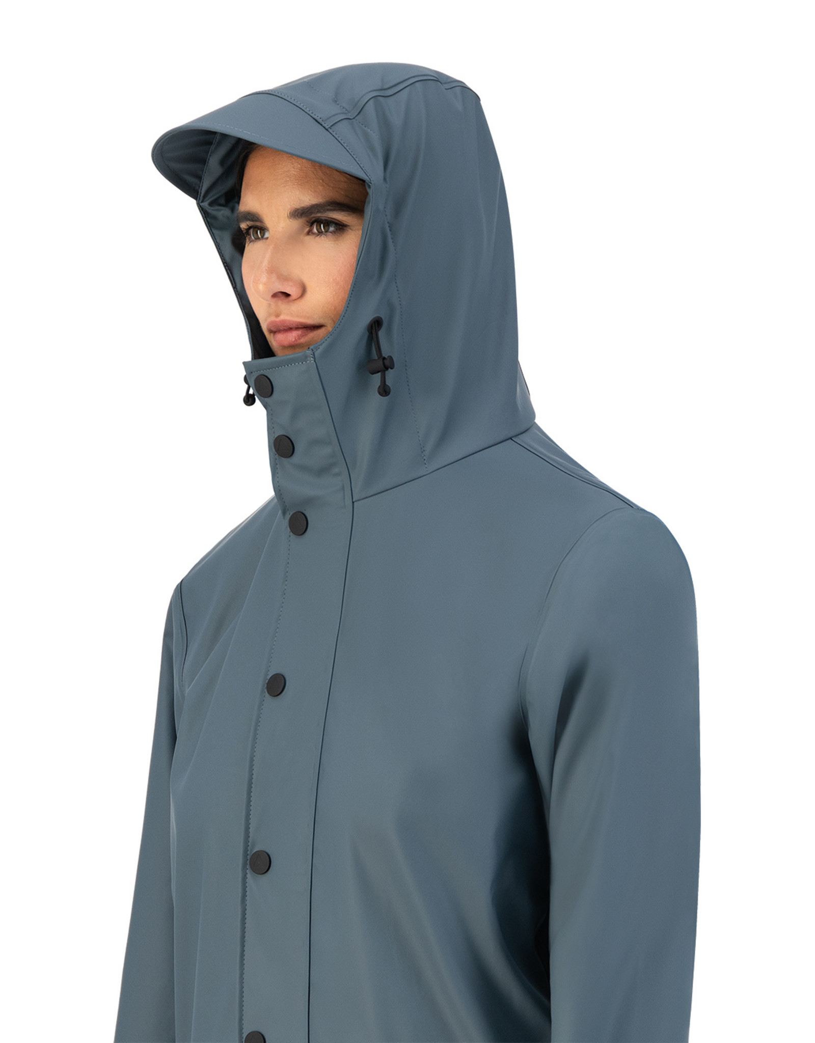 Maium raincoat / poncho 'Original'  - blue grey