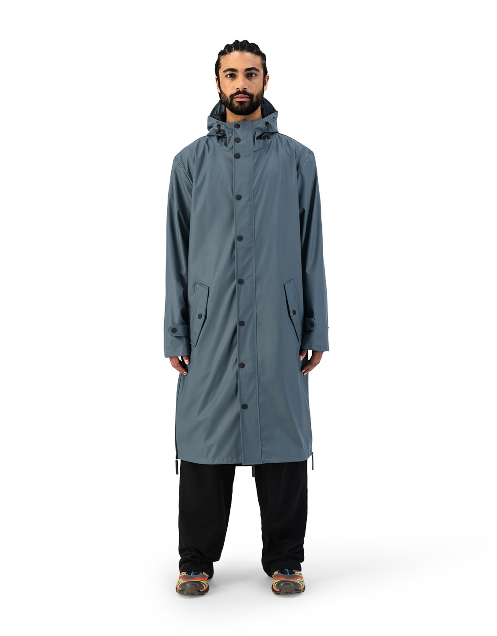 Maium raincoat / poncho 'Original'  - blue grey