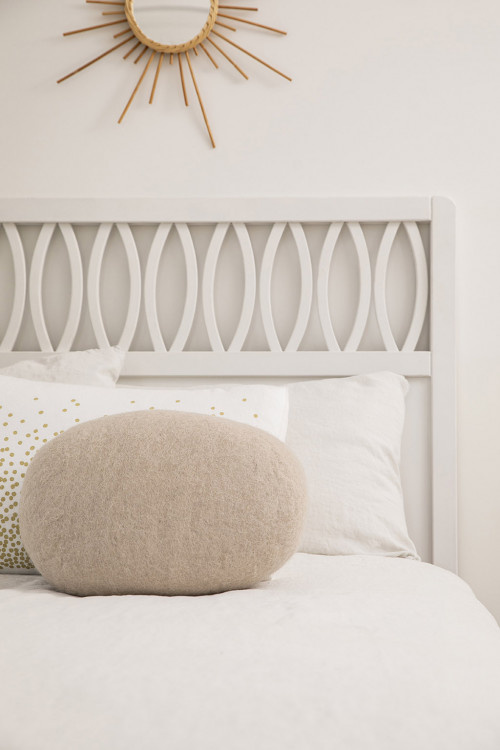 Mushkane pillow 'Chakati'  felt - sand