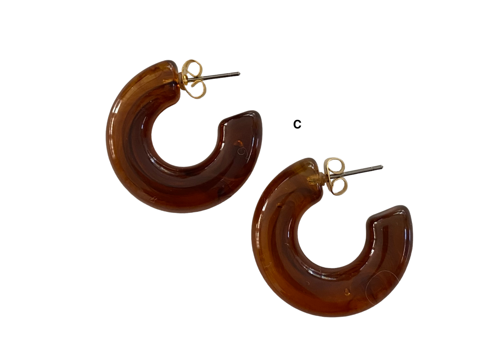 ByBjor Copy of oorbellen 'Rainbow' - cream