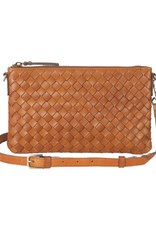 OMyBag bag 'Lexi' woven leather - cognac