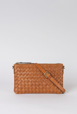 OMyBag bag 'Lexi' woven leather - cognac