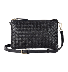 OMyBag bag 'Lexi' woven leather - black