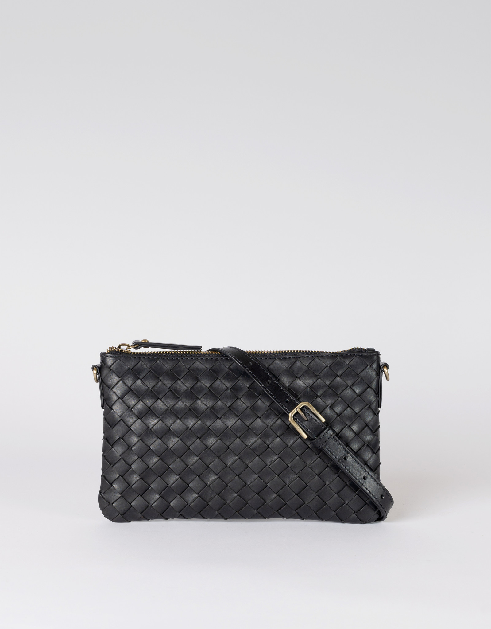 OMyBag bag 'Lexi' woven leather - black